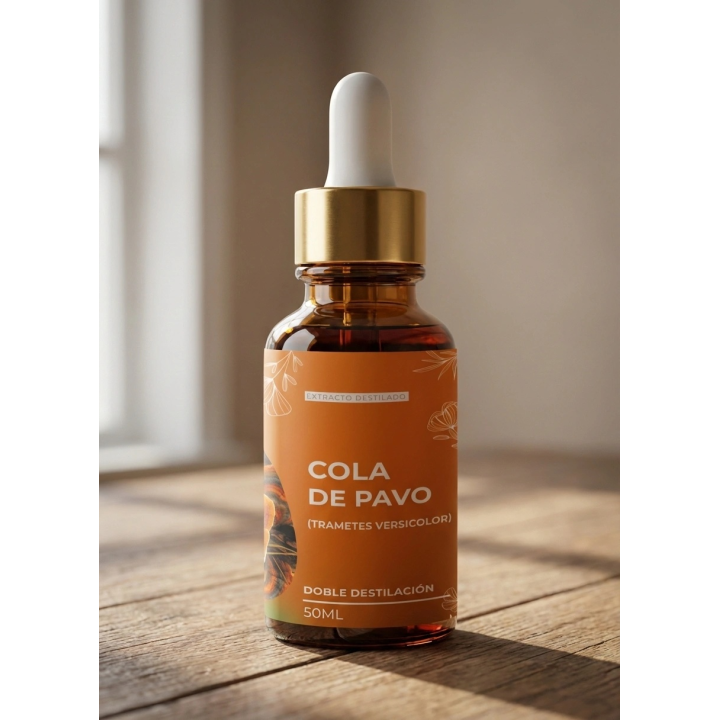 Cola de Pavo Extracto de Doble Destilación